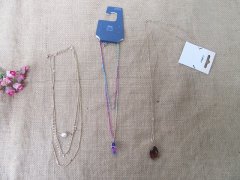(image for) 12Pcs Chic Metal Necklaces Fashion Jewellery Various Design