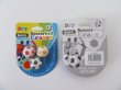 (image for) 36Sheet x 3Pcs Sports Football Erasers Mixed