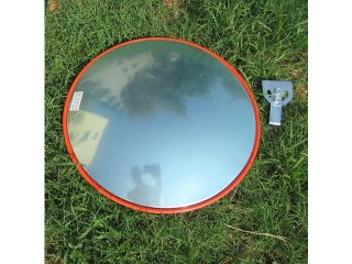 1X New Red 45cm Indoor Convex Security Safety Mirror