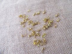 (image for) 12Packs X 100Pcs Golden Charlotte End Crimps Bead Tips 4mm Clams