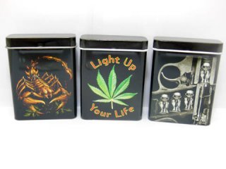10 New Collectable Cigarette Box Tin Case Holders Assorted