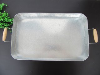1Pc Metal Tin Summer Sol Tray for Coffee Drink Tableware