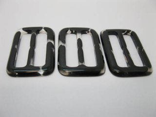 (image for) 98Pcs Black Buckles 38mm Wedding Favor