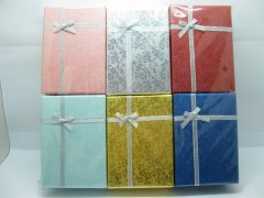 (image for) 12Pcs Lace-up Jewelry Gift Boxes for Ring/Necklace/Earring Mixed