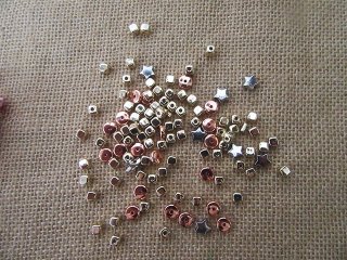 150g Shiny Metalic Plastic Beads Jewelry Making