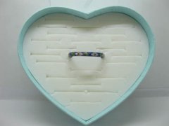 2X Skyblue Heart Bracelet Display Case - 24 Compartment 2X Skyblue Heart Bracelet Display Case - 24 Compartment