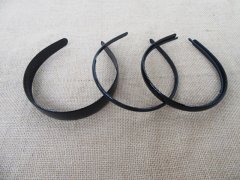(image for) 1Pack x 4Pcs DIY Shiny Black Headbands Hair Clips Hair Hoop