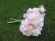 1Bunch x 8Pcs Artificial Silk Flower Peony Bridal Wedding Bouque