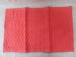 4Pcs Red Knitted Doilies Home Tableware 47x30cm (image for) 4Pcs Red Knitted Doilies Home Tableware 47x30cm