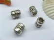 50pcs Tibetan Silver Barrel Beads European Design (image for) 50pcs Tibetan Silver Barrel Beads European Design