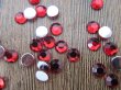 (image for) 12Sheet x 120Pcs Red Flatback Rhinestones 8mm