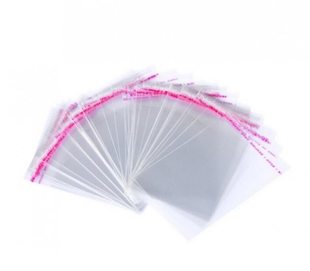 1000 Clear Self-Adhesive Seal Plastic Bag 12x8cm - Click Image to Close