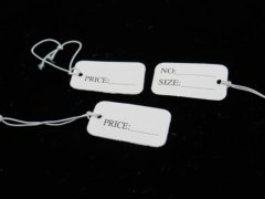 (image for) 1000 Price Tags /Labels Tie-on White String ot52