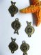 200 Bulk Copper Fish Pendants Jewelry Charms