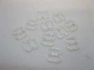 500Pcs Clear Garter & Bra Strap Sliders 6mm