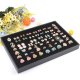 1Pc New Black Velvet Ring Display Cases 35X24cm 1Pc New Black Velvet Ring Display Cases 35X24cm