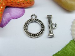 50sets Metal Circle Toggle Clasp yw-ac-tc34