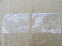 45Pcs Reuse Clear Zip Lock Plastic Bags 23x17cm
