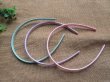 1Pc Macaron Color Thin Headbands Base Hair Bands Hair Loop 8mm
