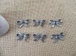 100Pcs New Bowknot Beads Charms Pendants Jewellery Findings