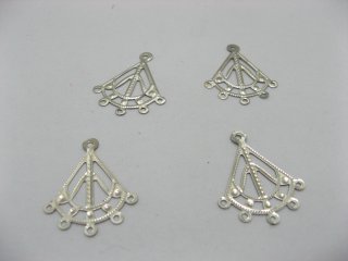 400 Metal Chandelier Fan Earring Connector ac-ea122