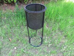 1Set Round Black Mesh Modern Flower Plant Display Stand Holder 1Set Round Black Mesh Modern Flower Plant Display Stand Holder