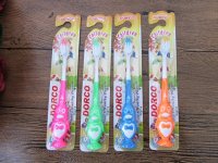 30 Penguin Clean Morning Toothbrushes for Kids Mixed Color
