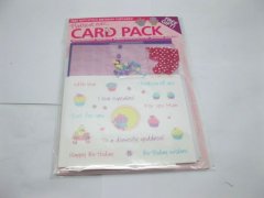 10 Sets DIY Paper Greeting Card w/Envelopes
