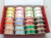28 Rolls 2.7m Organza Ribbon Mixed Color ac-ft10 28 Rolls 2.7m Organza Ribbon Mixed Color ac-ft10