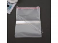 200 Clear Self-Adhesive Seal Plastic Bags 270x220mm