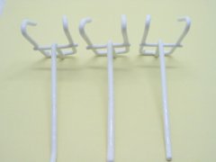 50 Milk White Cargo Net Mesh Hooks 15cm 50 Milk White Cargo Net Mesh Hooks 15cm