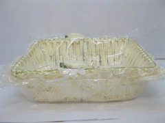 2X Fancy Handmade Oblong Paper Crochet Basket