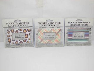36Pcs Funny Pocket Reading Magnifying Magnifier Mixed
