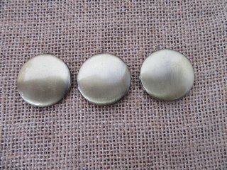 10Pcs Metal Circle Beads Pendants Charms Jewelry Finding 32mm