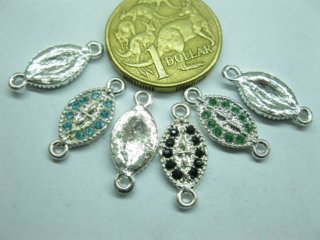 350 Bulk Beads w/2 holes Jewelery Finding