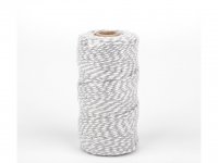 100Yards Gray Cotton Bakers Twine String Cord Rope Craft 2mm