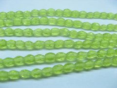 100 Strands Green Faceted Glass Beads 4.2x6mm 100 Strands Green Faceted Glass Beads 4.2x6mm