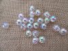 200Pcs AB Clear Round Loose Beads 12mm dia