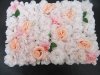 1Pc Artificial Pink Peony Rose Flower Backdrop Wall Panel Weddin 1Pc Artificial Pink Peony Rose Flower Backdrop Wall Panel Weddin