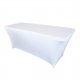 1Pc Stretch Spandex Table Cloth Rectangular Protector Cover WHIT 1Pc Stretch Spandex Table Cloth Rectangular Protector Cover WHIT