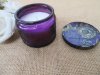 4Pcs Scented Candle Purple Glass Container - Lavender Thymus Fav