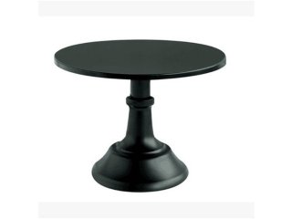 1Pc Black Dessert Cake Stand Pedestal Display 25cm Wedding Party