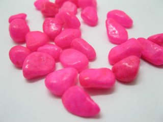 1Kilo Fuschia Colored Stones Wedding Cermony Table Decoration