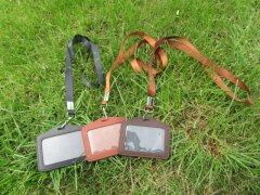 3Pcs Leather Horizontal Certificate Identity Card Holder 3Pcs Leather Horizontal Certificate Identity Card Holder