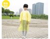 20 Kids Plastic Disposable Raincoats Mixed Color