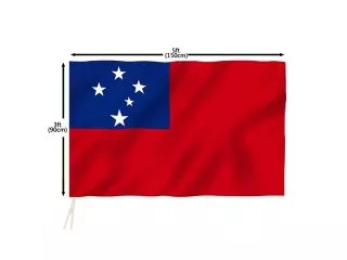 1Pc New Flag of Samoa Hand Waving Flag 90x150cm