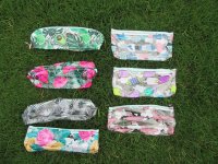 12Pcs Cute Pencil Case Zipper Bag Makeup Bag Random Design