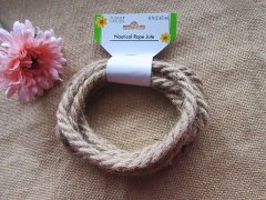 2Pcs Nautical Rope Jute Hemp Cord String DIY 2.43m Long Each 2Pcs Nautical Rope Jute Hemp Cord String DIY 2.43m Long Each