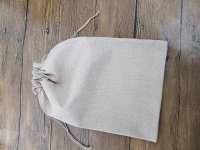 20Pcs Large Hemp Drawstring Jewelry Gift Pouches 30x20cm