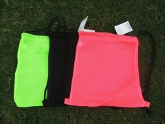 3Pcs New Mesh Net Drawstring Backpack Sports Gym Bag Mixed 3Pcs New Mesh Net Drawstring Backpack Sports Gym Bag Mixed